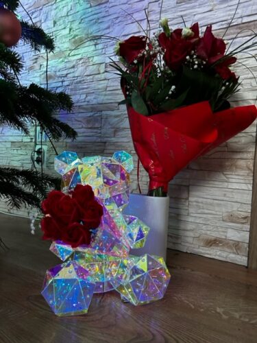 Click to view full screen Ursulețul Lemis cu trandafiri photo review